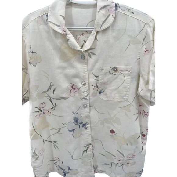 No name vintage linen top - Picture 4 of 8